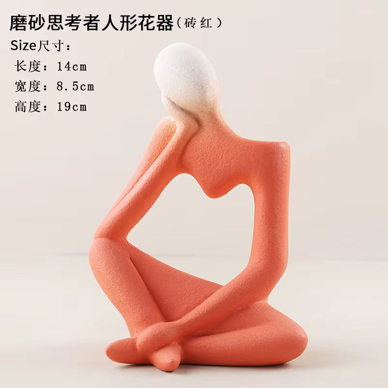 Creative and simple abstract art vase,