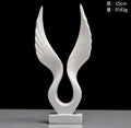 Modern minimalist resin bird sculpture - Image 2