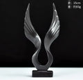 Modern minimalist resin bird sculpture - Image 3